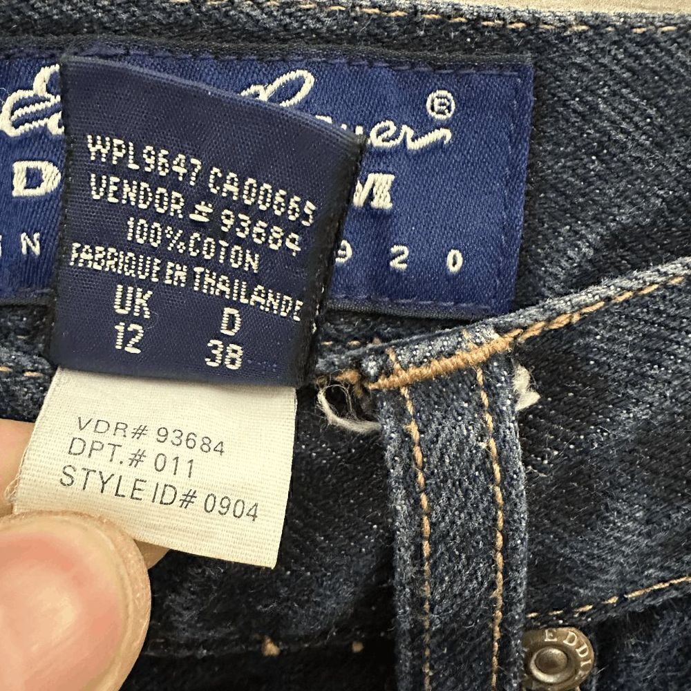Vintage Eddie Bauer Denim Womens Blue Straight Leg Jeans Size 8 - Picture 6 of 7